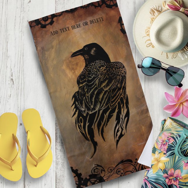Serviette De Plage Corbeau (Créateur téléchargé)