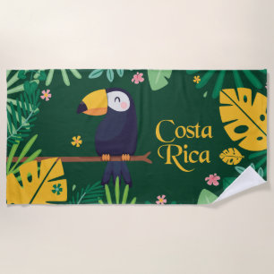 Serviette De Plage Costa Rica Toucan