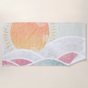 Serviette De Plage Côté/Plage/ensoleillé