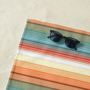 Serviette De Plage Couleur Muet des rayures sud-ouest
