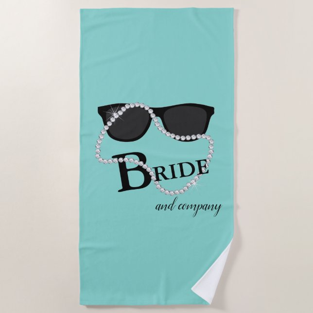 Serviette De Plage Couronne de diamants de Bride & Company (Devant)