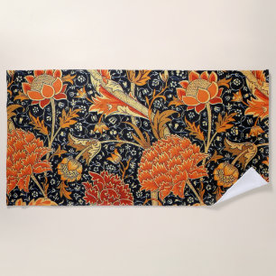 Serviette De Plage Cray, un motif vintage de William Morris,
