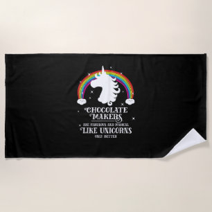 Serviette De Plage Créateur de Chocolat Fabuleux Magique Comme des Li