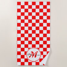 Croatie | Hrvatska | Nom À damiers Monogramme