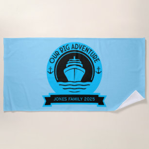 Serviette De Plage Croisière mondiale