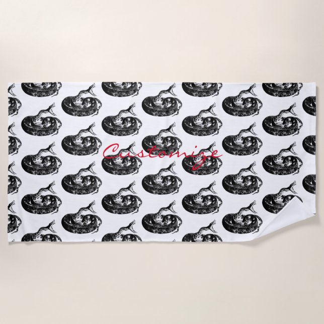 Serviette De Plage Crotte serrée Thunder_Cove (Devant)