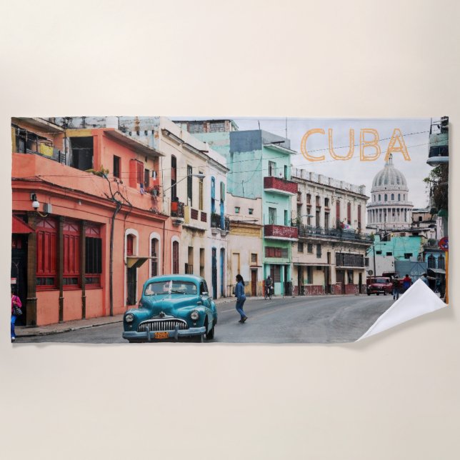 Serviette De Plage Cuba (Devant)