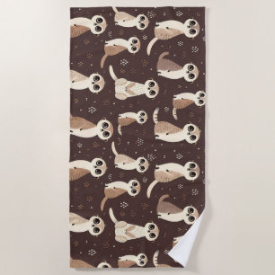 Serviette De Plage Cute Meerkat Motif