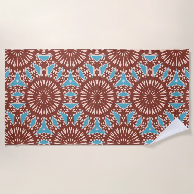 Serviette De Plage Dan Flashes Maximalist Beach Towel (Devant)