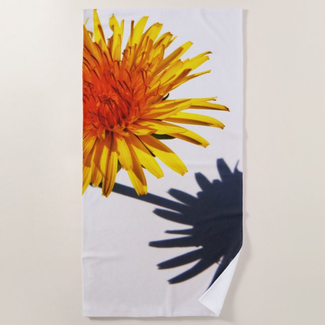 Serviette De Plage Dandelion et ombre btcna (Devant)