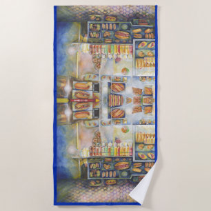 Serviette De Plage Dangereusement près du plaisir