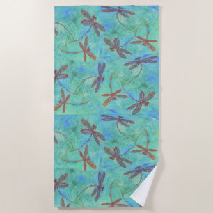 Serviette De Plage Danse de libellule
