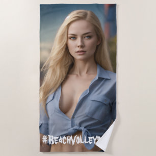 Serviette de plage de Beach Volleyball