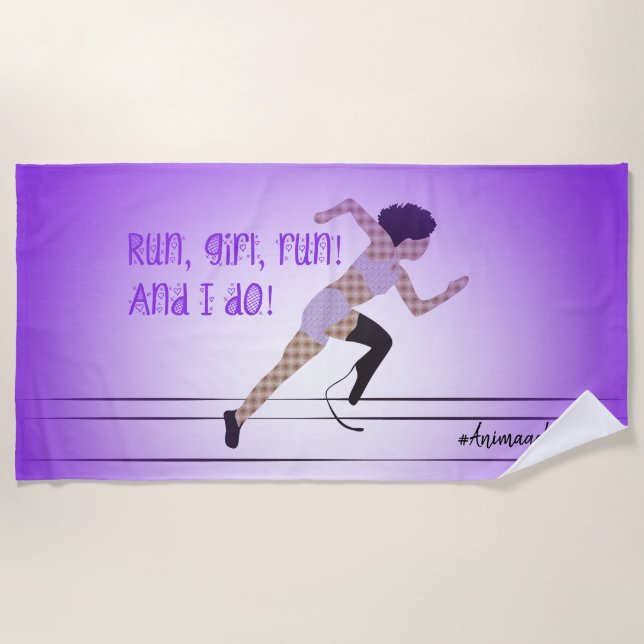 Serviette de plage de Blade Runner de fille (Devant)