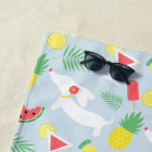 Serviette de plage de chien de saucisse d'été de