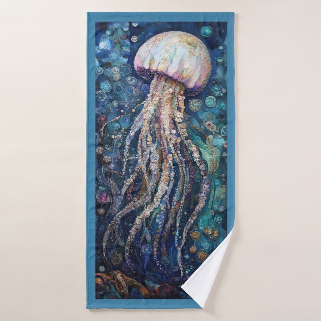 Serviette de plage de Jelly Fish (Serviette de bain)