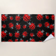 Serviette de plage de Ladybugs