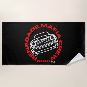 Serviette de plage de l'équipage de la Mafia
