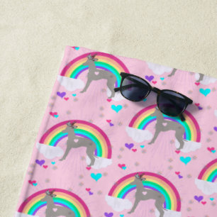 Serviette de plage de lévrier italien, copie