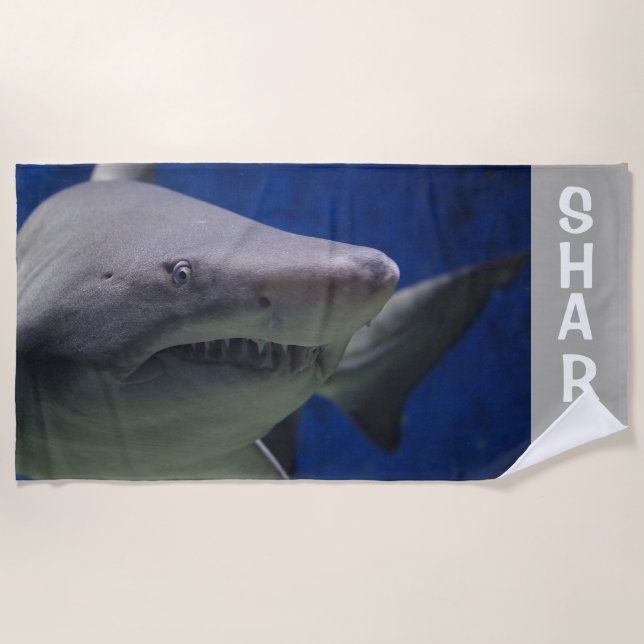 Serviette de plage de requin (Devant)
