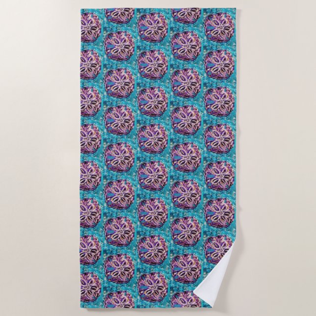 Serviette de plage de sable Dollar (Devant)