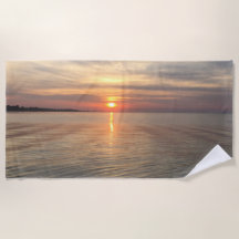 Serviette de plage de Sunset précoce
