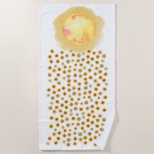 SERVIETTE DE PLAGE DÉCLENCHEMENT DU SOUFFLE