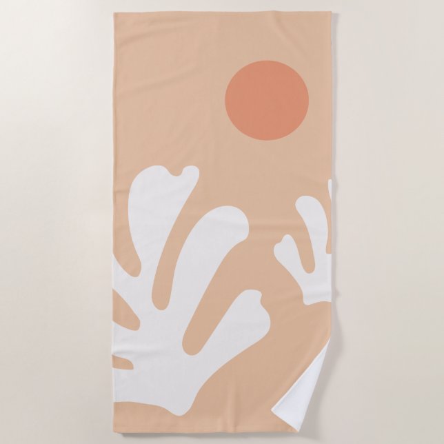 Serviette De Plage Découpes Abstraites Matisse (Devant)