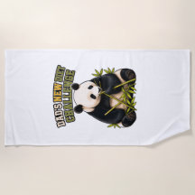 Défi de régime de panda drôle