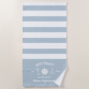 Serviette De Plage Dernier Toast Sur La Côte Beach Party Beach Towel