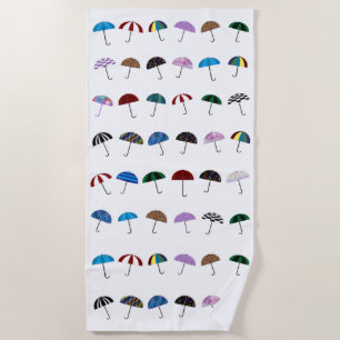 Serviette de plage des parasols