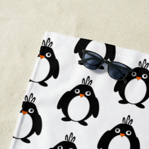 Serviette De Plage Design de pingouin
