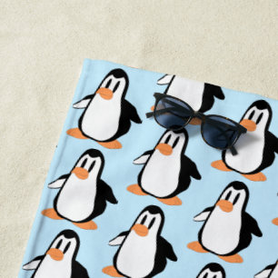 Serviette De Plage Design de pingouin