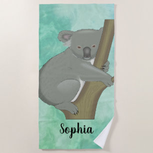 Serviette de plage design Koala Bear