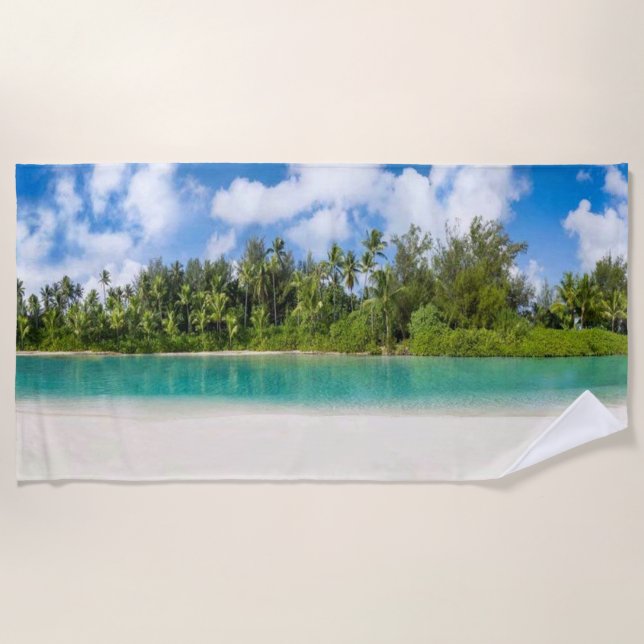 Serviette De Plage Destination vacances (Devant)