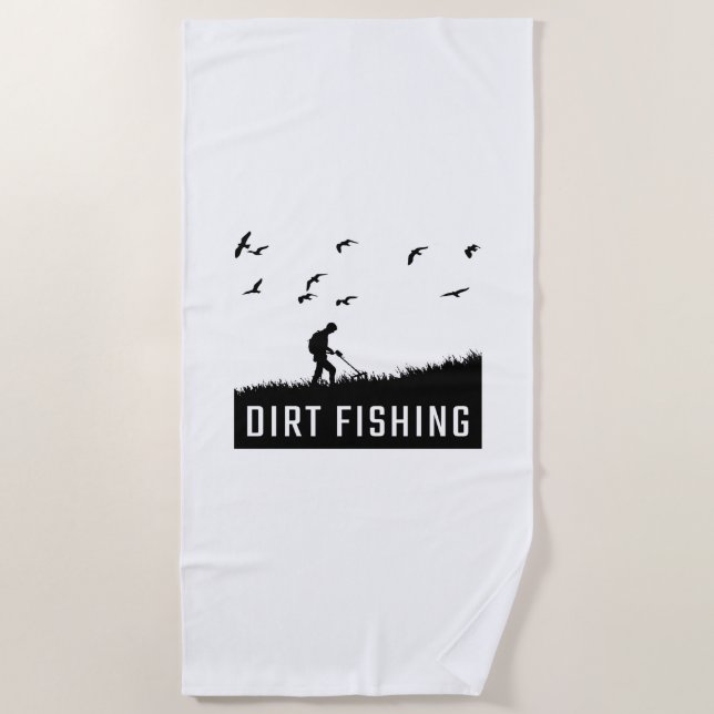 Serviette De Plage Détecteur métallique (Devant)