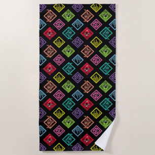 Serviette De Plage DJ Scooby-Doo Motif