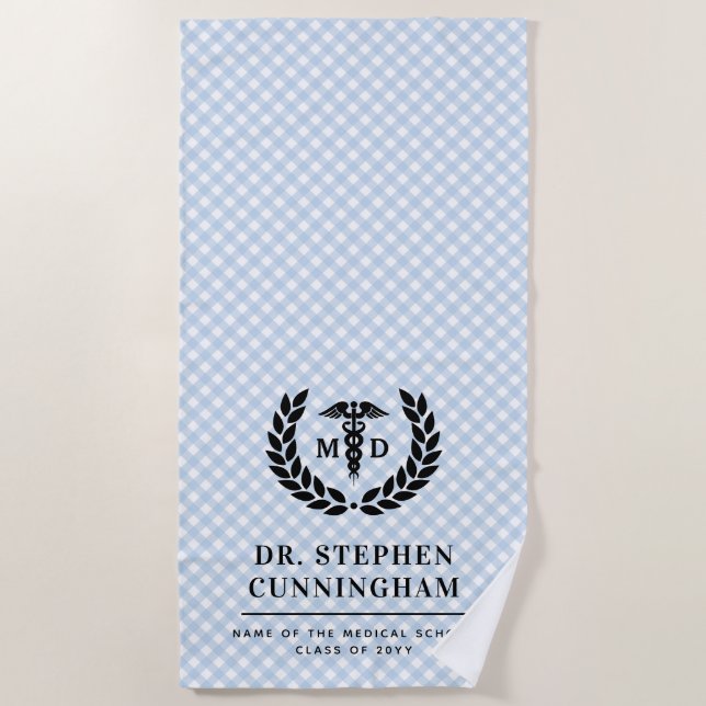 Serviette De Plage Docteur en médecine moderne Docteur en médecine Me (Devant)