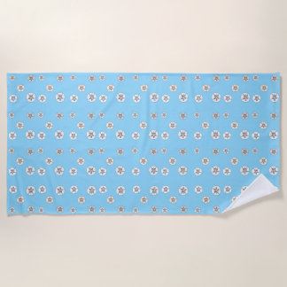Serviette De Plage Dollar blanc