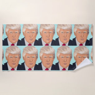 serviette de plage DONALD TRUMP
