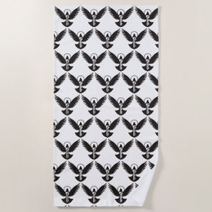 Serviette De Plage Dove avec clé