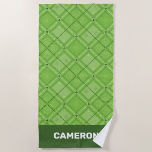Serviette De Plage Dr Seuss Motif de la fête de la Saint-Patrick