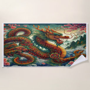 Serviette De Plage Dragon impérial