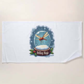 Serviette De Plage Dragonale du Globe des neiges
