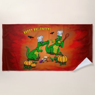 Serviette De Plage Dragons - Joyeux Halloween ! Aujourd'hui je vais c