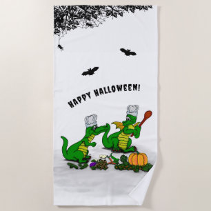 Serviette De Plage Dragons - Joyeux Halloween ! Aujourd'hui je vais c