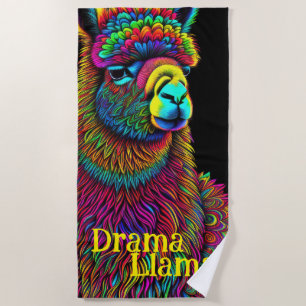 Serviette De Plage Drama Llama Beach Towel