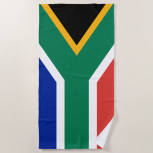 Serviette De Plage Drapeau Afrique du Sud