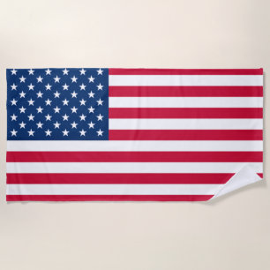 Serviette De Plage Drapeau américain - États-Unis d'Amérique - Patrio