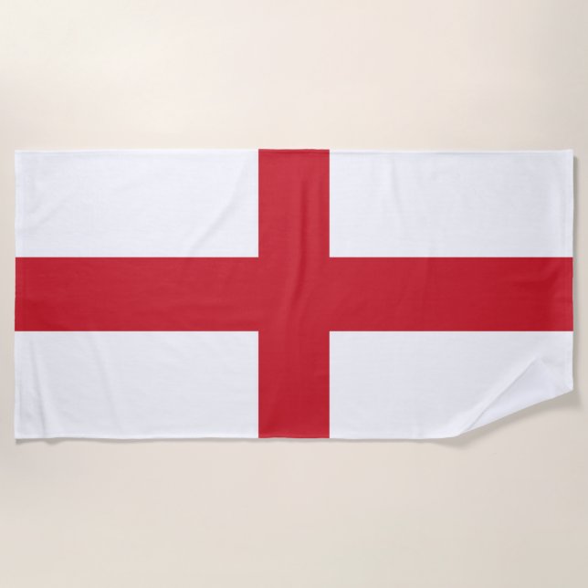 Serviette De Plage Drapeau Angleterre (Devant)